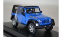 JEEP Wrangler 4x4 Rubicon 2012 Islander Edition Blue, масштабная модель, Greenlight Collectibles, scale43