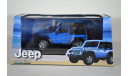 JEEP Wrangler 4x4 Rubicon 2012 Islander Edition Blue, масштабная модель, Greenlight Collectibles, scale43