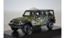 JEEP Wrangler 4x4 Unlimited U.S.Army Edition 5-дв. (Hard Top) 2014 зеленый, масштабная модель, Greenlight Collectibles, scale43