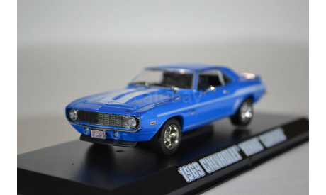CHEVROLET Camaro 1969 (из кф Двойной Форсаж) Blue, масштабная модель, Greenlight Collectibles, 1:43, 1/43