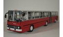 Ikarus-280.33 красно-белый, масштабная модель, Советский Автобус, 1:43, 1/43