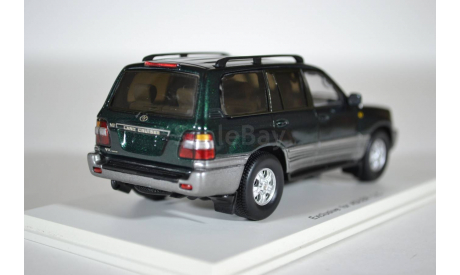 Toyota Land Cruiser 100 VX темно зеленый, масштабная модель, Spark, 1:43, 1/43