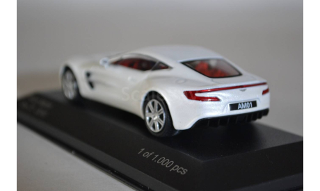 Aston Martin One 77 2010, масштабная модель, WhiteBox, scale43
