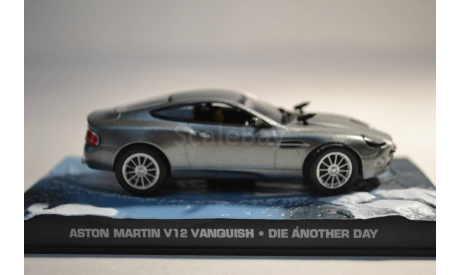 Aston Martin V12 Vanquish (007 Die Another Day ), сборная модель автомобиля, Ge Fabbri, scale43