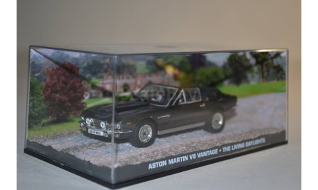 Aston Martin V8 Vantage cab. (007 The living dayligths), сборная модель автомобиля, Ge Fabbri, scale43