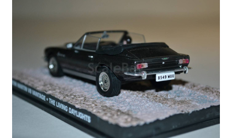 Aston Martin V8 Vantage cab. (007 The living dayligths), сборная модель автомобиля, Ge Fabbri, scale43