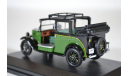 Austin Low Loader Taxi Green 1934 (с открытым тентом), масштабная модель, Oxford, scale43