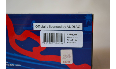 Audi R18 TDI #3 LMP1 2011 (LMM207), масштабная модель, IXO Rally (серии RAC, RAM), scale43
