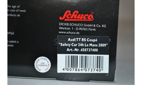 Audi TT RS Safety Car 24h Le Mans 2009  (37400), масштабная модель, Schuco, 1:43, 1/43