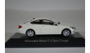 Mercedes-Benz C-Klasse Coupe C204 diamant-weiss-met, масштабная модель, Norev, 1:43, 1/43