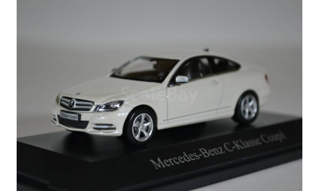 Mercedes-Benz C-Klasse Coupe C204 diamant-weiss-met, масштабная модель, Norev, 1:43, 1/43