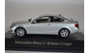 Mercedes-Benz C-Klasse Coupe C204 silber-met, масштабная модель, Norev, scale43