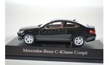 Mercedes-Benz C-Klasse Coupe C204 magnetit-schwarz-met, масштабная модель, scale43