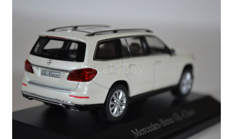Mercedes-Benz GL-class 2012 X166 белый перламутр, масштабная модель, Norev, 1:43, 1/43