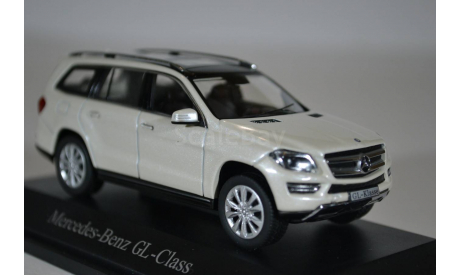 Mercedes-Benz GL-class 2012 X166 белый перламутр, масштабная модель, Norev, 1:43, 1/43