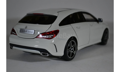 Mercedes-Benz CLA-Klasse Shooting Break (X117) 2015 белый, масштабная модель, Norev, scale18