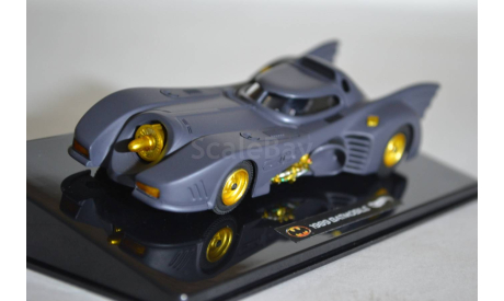 Batmobile 1989, масштабная модель, Hot Wheels, scale43