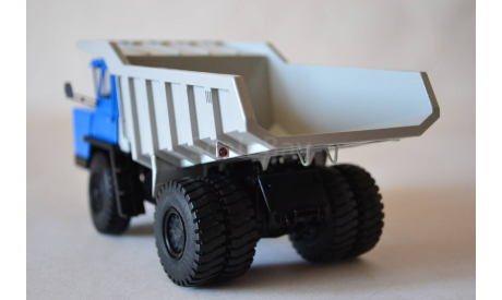 Белаз 7522 ранний синий серый, масштабная модель, scale43
