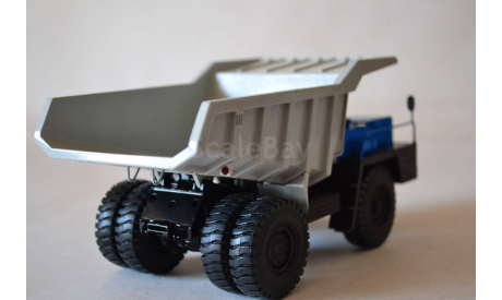 Белаз 7522 ранний синий серый, масштабная модель, scale43