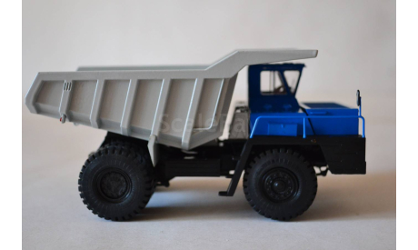 Белаз 7522 ранний синий серый, масштабная модель, scale43