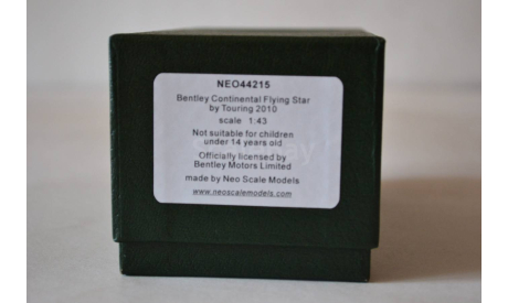 Bentley Continental Flying Star by Touiring 2010 (44215), масштабная модель, Neo Scale Models, scale43