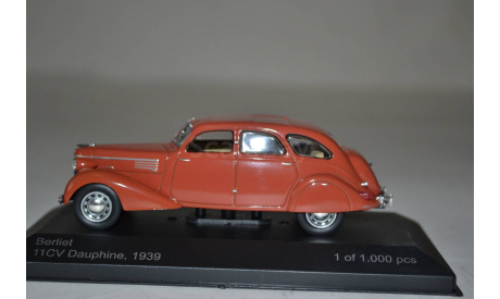 Berliet 11CV Dauphine 1939, масштабная модель, IXO Rally (серии RAC, RAM), scale43