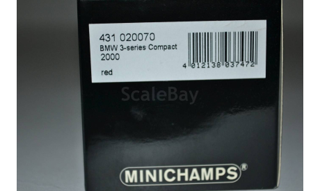 BMW 3 series Compact 2000 (020070), масштабная модель, Minichamps, scale43