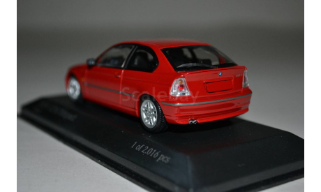 BMW 3 series Compact 2000 (020070), масштабная модель, Minichamps, scale43