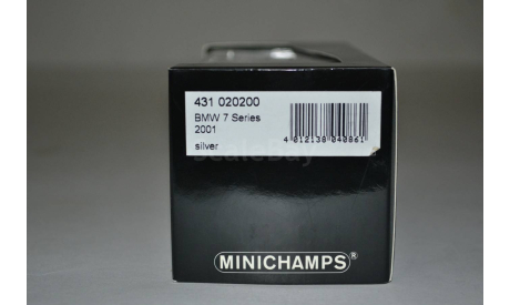 BMW 7 Series 2001 (020200), масштабная модель, Minichamps, scale43