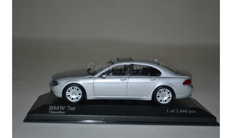 BMW 7 Series 2001 (020200), масштабная модель, Minichamps, scale43