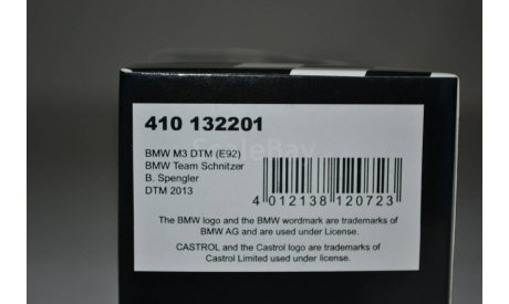 BMW M3 DTM (E92) 2013 (132201), масштабная модель, Minichamps, scale43