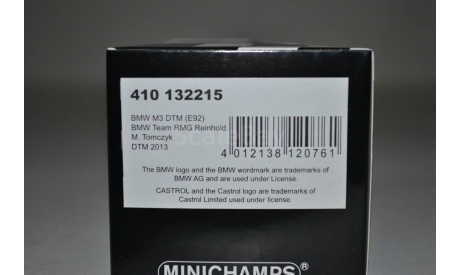 BMW M3 DTM (E92) 2013 (132215), масштабная модель, Minichamps, scale43