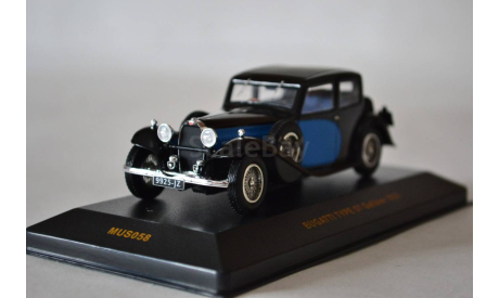 Bugatti Type 57 Galibier 135, масштабная модель, IXO Museum (серия MUS), 1:43, 1/43