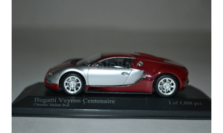 Bugatti Veyron Contennaire 2009, масштабная модель, Minichamps, scale43