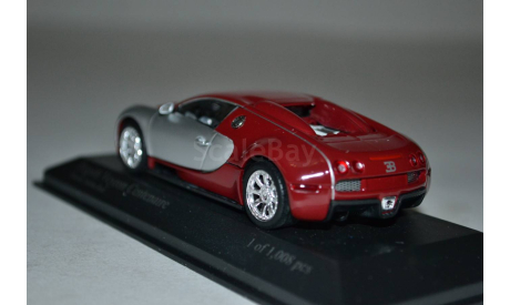 Bugatti Veyron Contennaire 2009, масштабная модель, Minichamps, scale43
