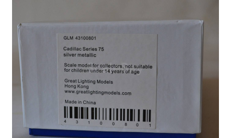 Cadillac Series 75 (801), масштабная модель, GLM, scale43