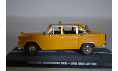 Checker Marathon Taxi (Live And Let Die), сборная модель автомобиля, Ge Fabbri, scale43