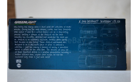 Chevrolet Silverado 2014, масштабная модель, Greenlight Collectibles, 1:64, 1/64