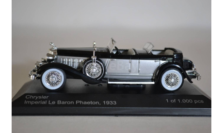 Chrysler Imperial Le Baron Phaeton 1933, масштабная модель, WhiteBox, 1:43, 1/43