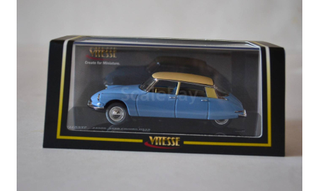 Citroen DS19 1956 blue, масштабная модель, Citroën, Vitesse, 1:43, 1/43