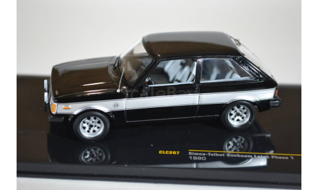 Simca Talbot Sunbeam Lotus Phase 1 1980 Black and Silver, масштабная модель, IXO, 1:43, 1/43