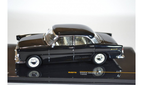 Simca ARIANE 8 1958 BLACK, масштабная модель, IXO, 1:43, 1/43