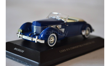 Cord 812 Convertible Phaeton 1937 (030), масштабная модель, IXO Museum (серия MUS), scale43, Chrysler