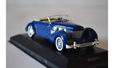 Cord 812 Convertible Phaeton 1937 (030), масштабная модель, IXO Museum (серия MUS), scale43, Chrysler