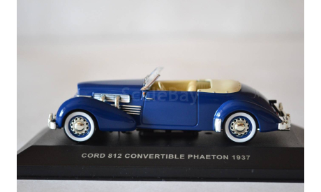 Cord 812 Convertible Phaeton 1937 (030), масштабная модель, IXO Museum (серия MUS), scale43, Chrysler