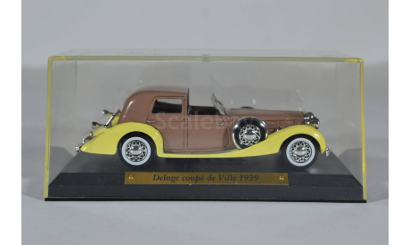 Delage Coupe de Ville 1939, масштабная модель, 1:43, 1/43