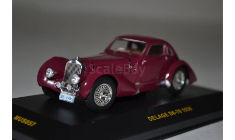 Delage D6_70 1936 (057), масштабная модель, WhiteBox, scale43