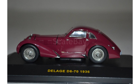 Delage D6_70 1936 (057), масштабная модель, WhiteBox, scale43