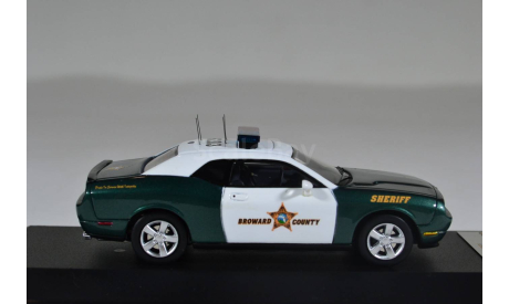 DODGE CHALLENGER R_T Broward Country Sheriff 2009, масштабная модель, Premium X, scale43