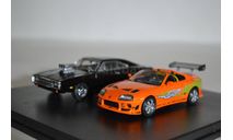 Dodge Charger R_T 1970 & Toyota Supra JZA80 Fast&Furious (86250), масштабная модель, Greenlight Collectibles, scale43